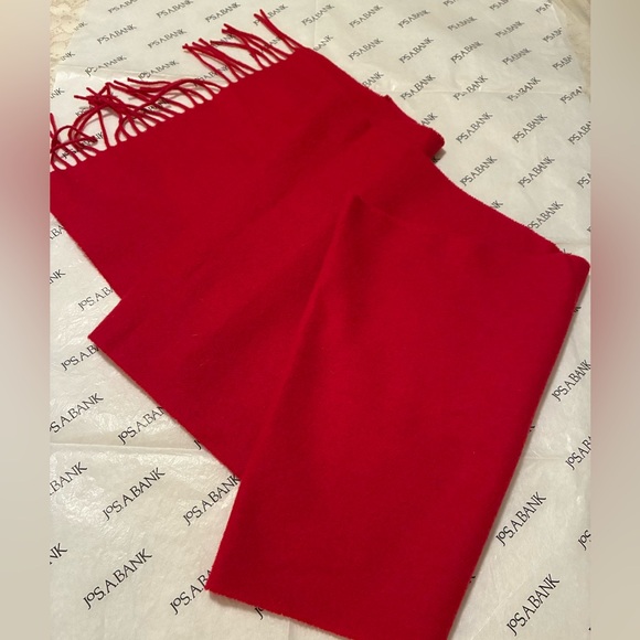 Jos. A. Bank Accessories - Jos. A. Bank  Red Cashmere Scarf